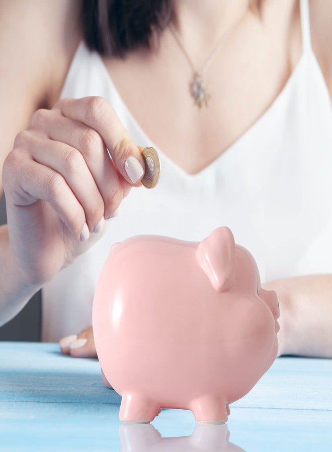 PIG WORLD Ceramics Piggy Bank for Adults,Boys Piggy Bank Girls,Money Safe for Cash Saving,alcancias De Dinero para Adultos Niños,Saving Money Bank,Coin Bank,Modern Home Decor Living Roomk - Image 4